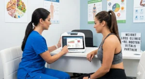 Rozwój monitorowania parametrów życiowych za pomocą smartfonów w przypadku chorób przewlekłych 4 RE.DOCTOR Vitals dla klinik odchudzających